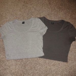 SHEIN Set of Two Crop Tops